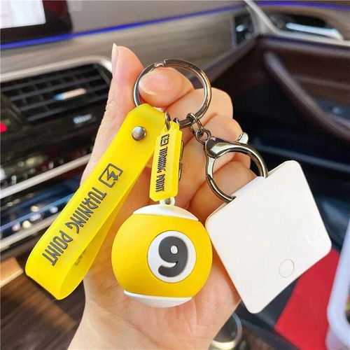 Porte-Clés De Billard Pour Filles,Pendentif De Sac De Couple,Bijoux De Voiture Exquis,Coeur De Beurre,Cadeau De Nouvel An #B