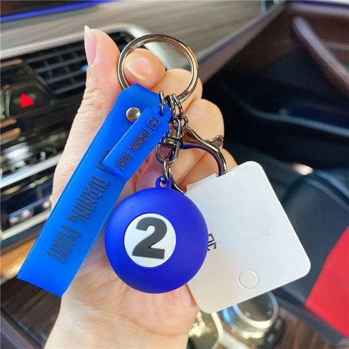 Porte-Clés De Billard Pour Filles,Pendentif De Sac De Couple,Bijoux De Voiture Exquis,Coeur De Beurre,Cadeau De Nouvel An #C