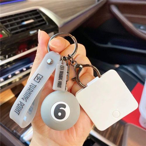 Porte-Clés De Billard Pour Filles,Pendentif De Sac De Couple,Bijoux De Voiture Exquis,Coeur De Beurre,Cadeau De Nouvel An #G