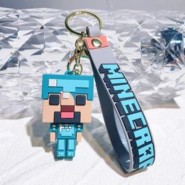 Creativity My World 3d Sandbox Game Keychain,Minecraft Couple Keychain,Bag Pendant,Cos Action Figure,New - Type A