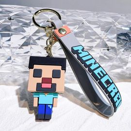 Creativity My World 3d Sandbox Game Keychain,Minecraft Couple Keychain,Bag Pendant,Cos Action Figure,New - Type D