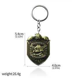 Five Night's At Freddy Keychain Game Fnaf Figures,25 Cent Animal Coin,Horror Py Play Jewelry Props,Men And Women Gift - Type Keychain #B