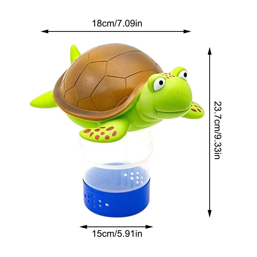 Flotteur de chlore de piscine en vinyle, Animal flottant, di... - 3