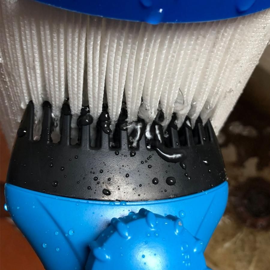 Mini nettoyeur de filtre de piscine  main, brosse de nettoy... - 5
