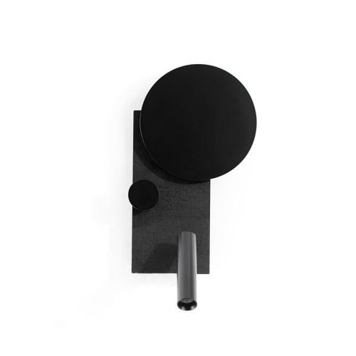 Faro Klee Liseuse Gauche Noir Texturé 2700k