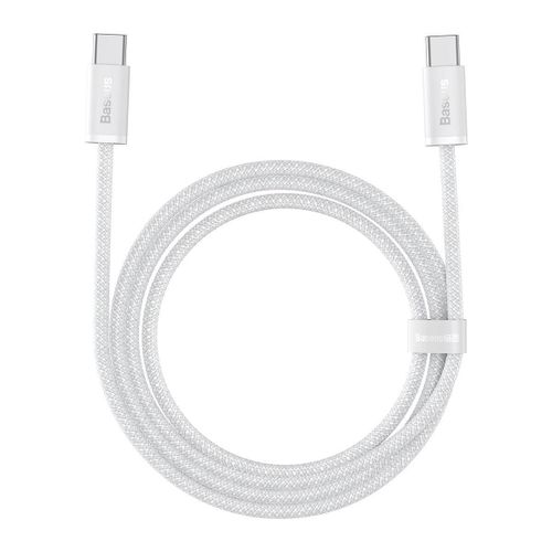 Cable Usb-c To Usb-c Baseus, 100w, 1m (white)