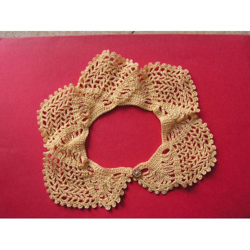 Col Crocheté Main