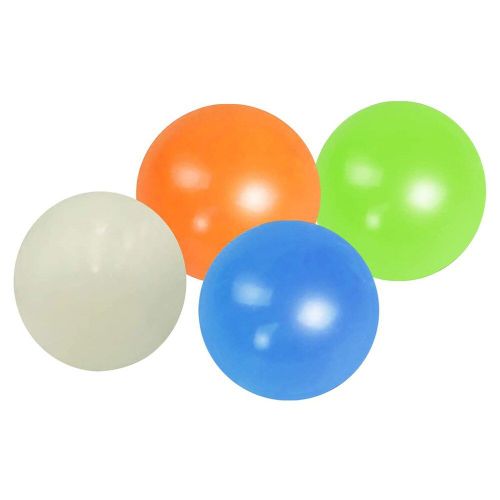Boule Adhésive À Lancer Au Plafond, 4 Pièces, Boule Cible Adhésive, Boule De Squash, Globes, Jouet Pour Enfants, Jouets D'extérieur