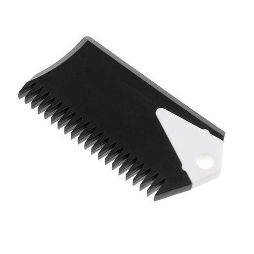 Peigne De Surf Pour Retirer La Cire Avec Une Clé En Forme D'aileron,Accessoire Noir Pour Les Sports Aquatiques Et Planche De Surf Horizontal, Taille 8,5 Cm,