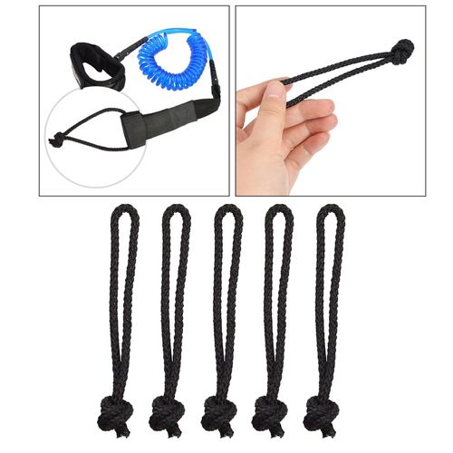 Laisse Pour Planche De Surf, Corde, Lot De 5 À 360mm De Longueur, Accessoires De Surf