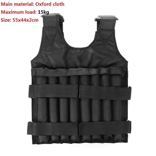 Gilet Lesté À Chargement De 20/50kg, Gilet D'exercice Épaississant Pour Entraînement De Boxe, Gilet Invisible De Sable Réglable