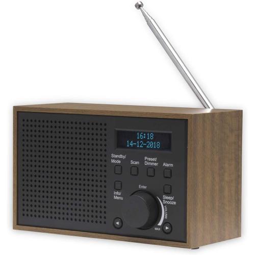Radio numérique Dab+ et FM Denver DAB-46 Gris foncé