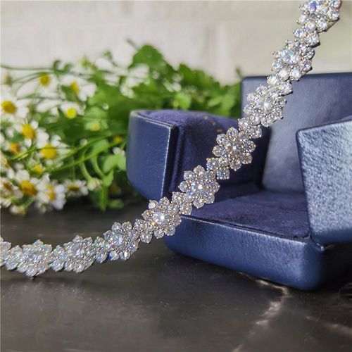 Sun Flower Bracelet Ins Niche Design Plaqué Argent 925 Boudoir Nectar Premium Sense Diamant Zircon Fleur Bijoux À La Main