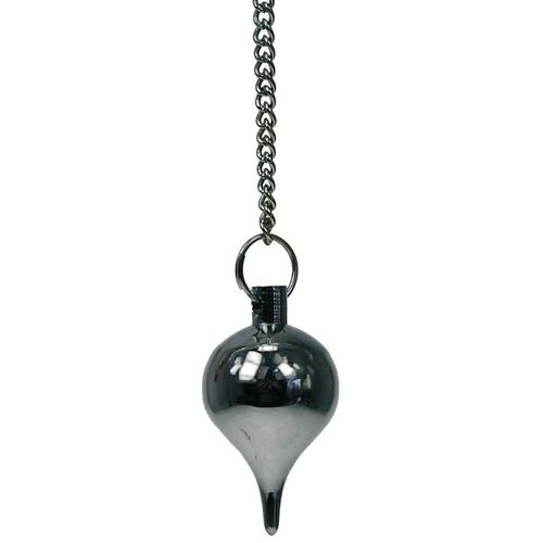 Pendule Goutte Métal Chromé