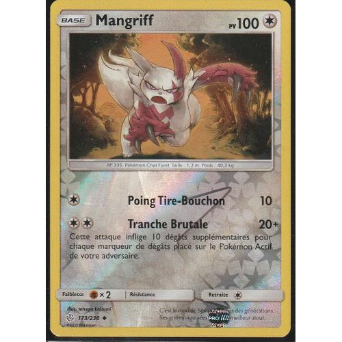 Carte Pokemon - Mangriff - 173/236 - Reverse - Sl12 Éclipse Cosmique