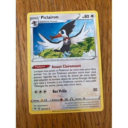 (1324) Piclairon 144/185 Pokemon