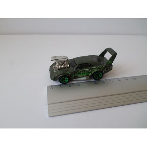 Dragster Modele Kaki Moteur Argente Et Aileron-Hot Wheels