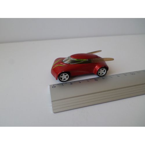 Dragster Modele Rouge Deux Ailes Plastique-Majorette