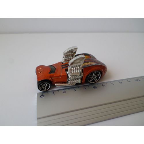 Dragster Modele Orange Deux Moteurs Argent N° 6-Hot Wheels