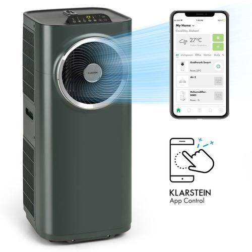Climatiseur mobile avec evacuation - Klarstein - 12000 BTU - Fonction ventilateur & déshumidificateur - Refroidisseur d'air - Gris