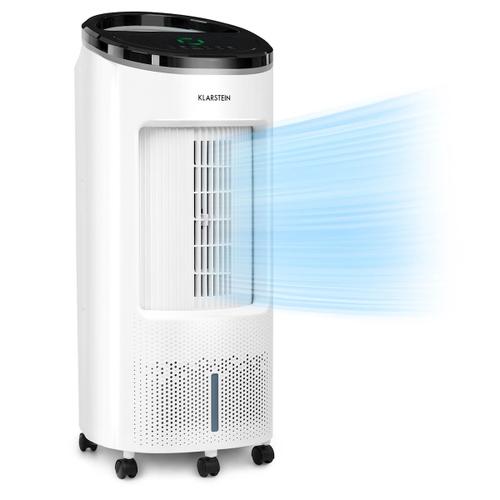 Rafraîchisseur d'air - Klarstein - silencieux - Ventilateur humidificateur d'air - climatiseur mobile sans evacuation - Blanc