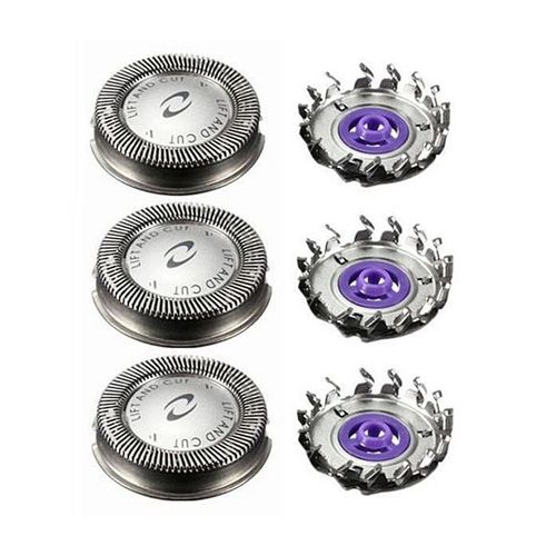 3 Pièces Têtes de Rasoirs Rechange - pour Philips HQ55 HQ56/50