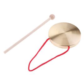Vent Gong Avec Corde Rouge Main Cymbales Mini Pour Enfants Enfants Rythme Entraînement Percussion Instruments De Musique Accessoire