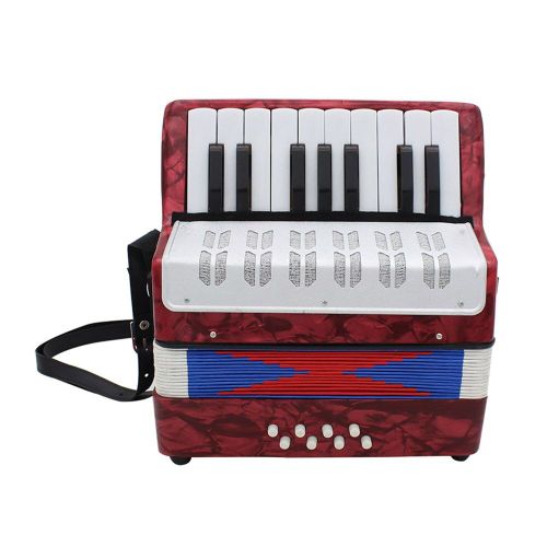 Jouet D'accordéon Avec 8 Basses, 17 Touches, Instrument De Musique Éducatif, Bande De Rythme, Pour Débutants, Instruments À Clavier