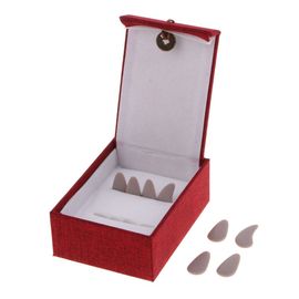 Cure Doigts Pour Cithare Chinois, Avec Étui De Rangement, 8 Pièces