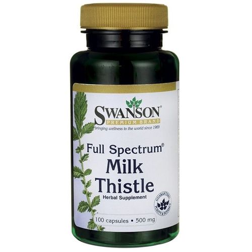 Full Spectrum Milk Thistle 500 Mg 100 Capsules 