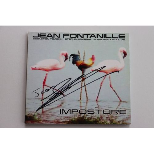Dédicace / Autographe - Jean Fontanille - Cd - Imposture