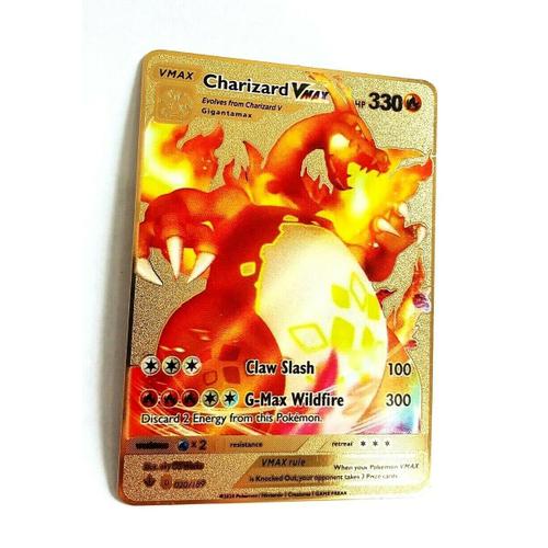 Lot Cartes Pokémon Dracaufeu Charizard Vmax Shiny / Vmax Rainbow