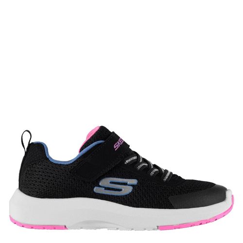 Skechers Dyna Tread Enfant Chaussures De Sport Baskets Basses Fermeture Velcrosnoir