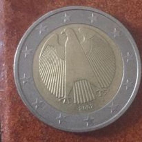 Pièce Rare De 2 Euros Allemande Aigle Federal - Annee 2002