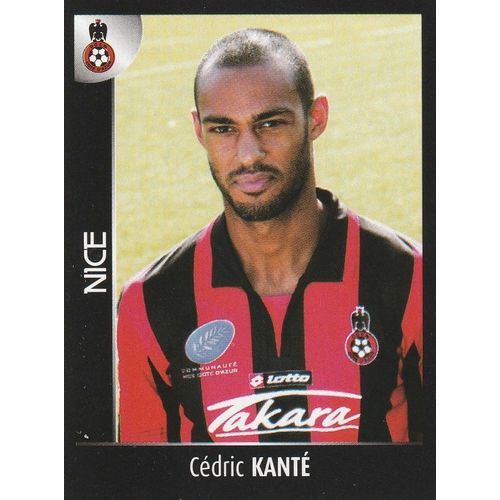 N° 324 - Stickers Image Vignette Panini - Foot 2008 - Cedric Kante - Ogc Nice