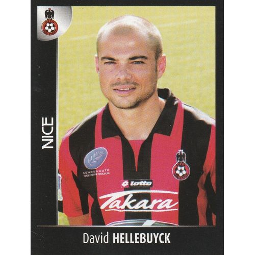 N° 330 - Stickers Image Vignette Panini - Foot 2008 - David Hellebuyck - Ogc Nice