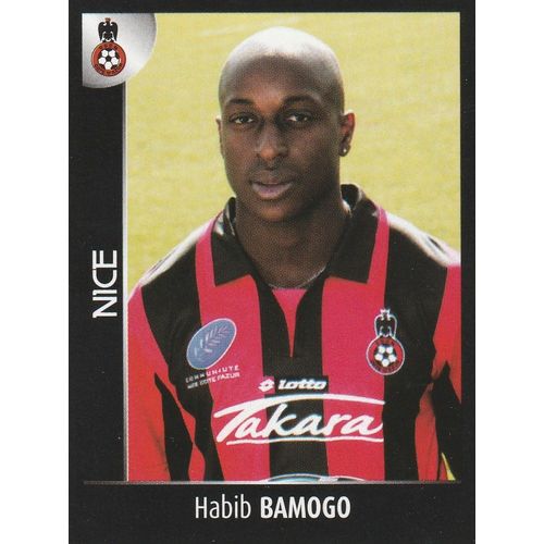 N° 333 - Stickers Image Vignette Panini - Foot 2008 - Habib Bamogo - Ogc Nice