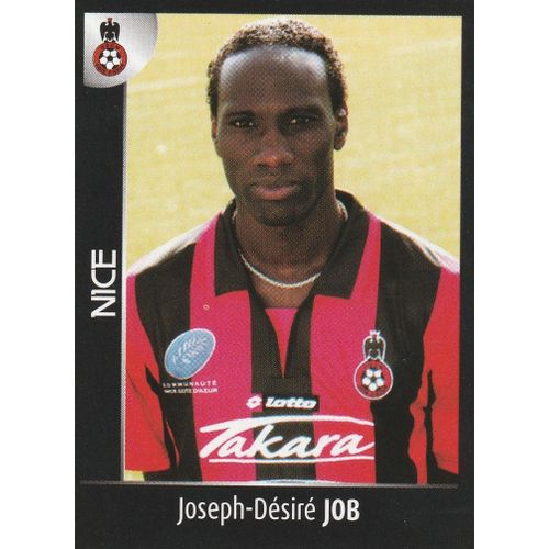 N° 334 - Stickers Image Vignette Panini - Foot 2008 - Joseph Desire Job - Ogc Nice