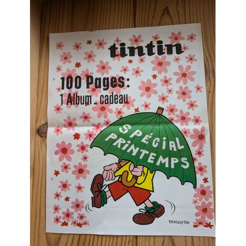 Publicité Tintin Spécial Printemps