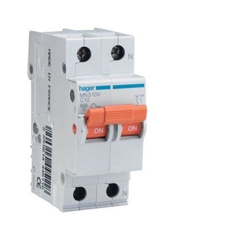 Hager Mn240v | Disjoncteur Mn 2p 40a Courbe C