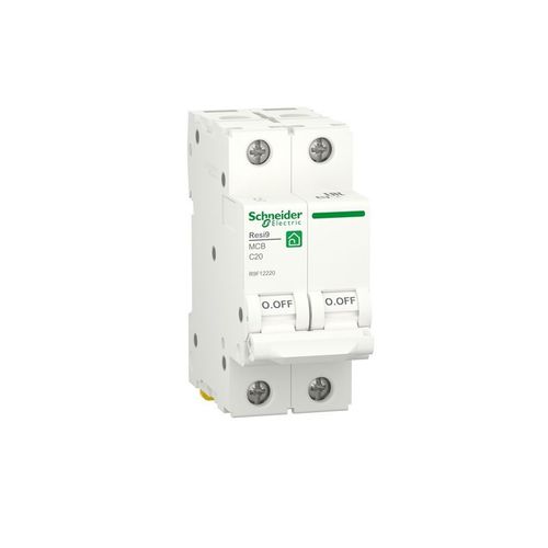 Disjoncteur Resi9 2p 20a Courbe C 230v 6000a