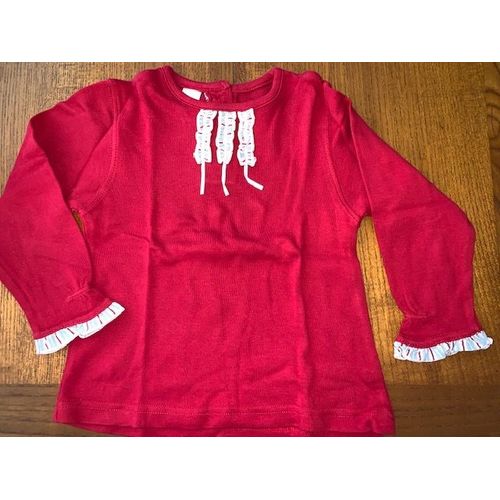 Haut Manches Longues Rouge C&a 3 Ans