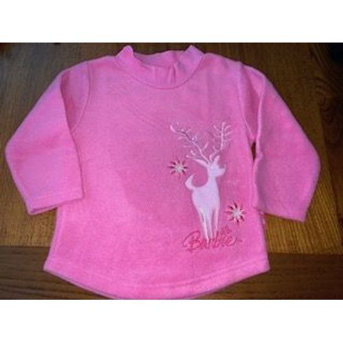 Pull Barbie Polaire Rose 3 Ans