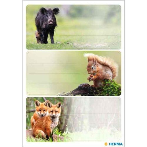 Herma Étiquettes Pour Livres Vario "Animaux De La Forêt"