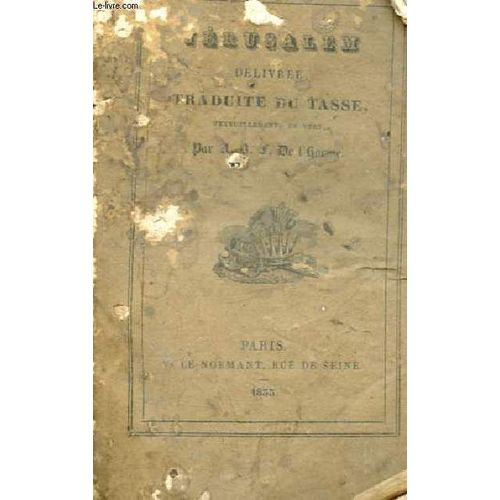 Jérusalem Délivrée Traduite Du Tasse - Tome Troisième.