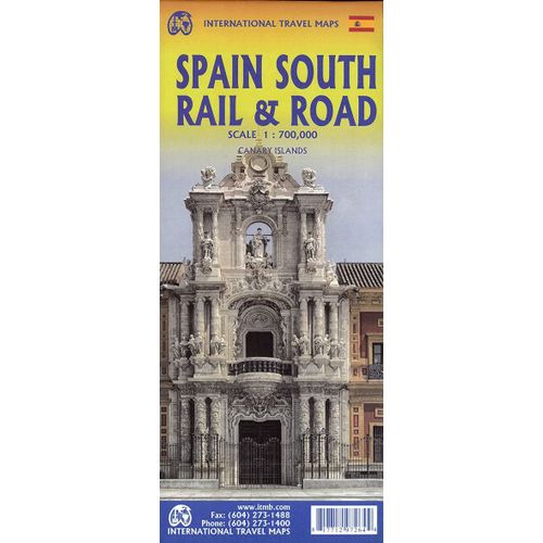 Spain South Rail An Road 1:700 000