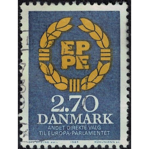 Danemark 1984 Oblitéré Used Élection Parlement Européen Su