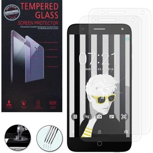 Verre Trempe Pour Alcatel Pop 4 5.0"" (Non Compatible Pop 4s 5.5""/ Pop 4+ 5.5""), [Lot De 2] Film Protection Ecran Anti Casse,