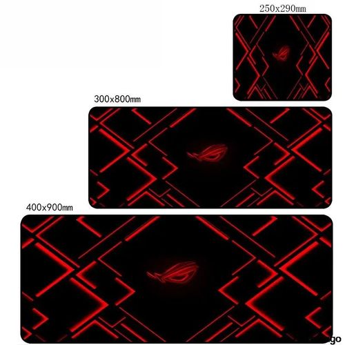 ROG ASUS-Tapis de souris de jeu en caoutchouc média,petit PC,sous-marin,accessoires de clavier de bureau,polymères d'ordinateur,ordinateur portable,mignon Mausepad,900x400 - Type ASUS0010-200x250x2mm