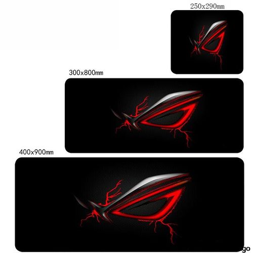ROG ASUS-Tapis de souris de jeu en caoutchouc média,petit PC,sous-marin,accessoires de clavier de bureau,polymères d'ordinateur,ordinateur portable,mignon Mausepad,900x400 - Type ASUS0004-180x220x2mm